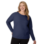 Hanes EcoSmart Women's Fleece Sweatshirt, V-Notch