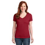 Hanes Ladies Nano-T Cotton V-Neck T-Shirt