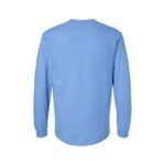 Gildan Men's Ultra Cotton Long Sleeve T-Shirt | Pack of 6 Made with 6 Oz./yd² (Us) 10.1 Oz./l Yd (Ca), 100% Cotton, 18 Singles - Carolina Blue - Image 3